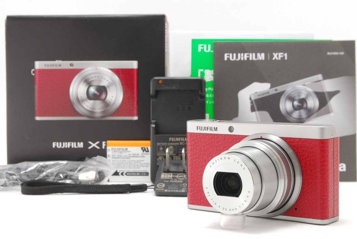 Retro [TOP MINT w/Box] Fujifilm XF1 Red 12.0MP Compact Digital