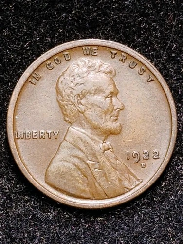 1922 D ~ LINCOLN WHEAT CENT ~ AU
