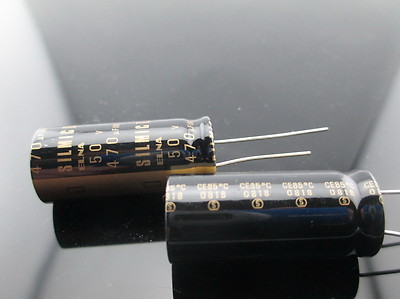2PCS Japan ELNA 470UF/50V SILMIC II Series High-END HIFI Audio Capacitor CAP