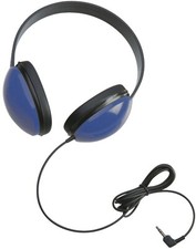 Califone 2800-BL Listening First Stereo Headphones, Blue, Adjustable Headband