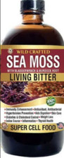 Organic WildCrafted Sea Moss With Bladderwrack  Burdock Root Living Bitter 16oz