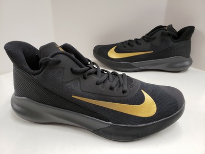 nike precision 4 black and gold