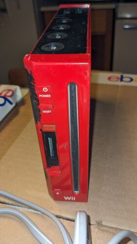 Consola Nintendo Wii Roja, Mando Nunchuck, RVL-001 + Cables Mario Wii *Leer* - Imagen 5 de 8