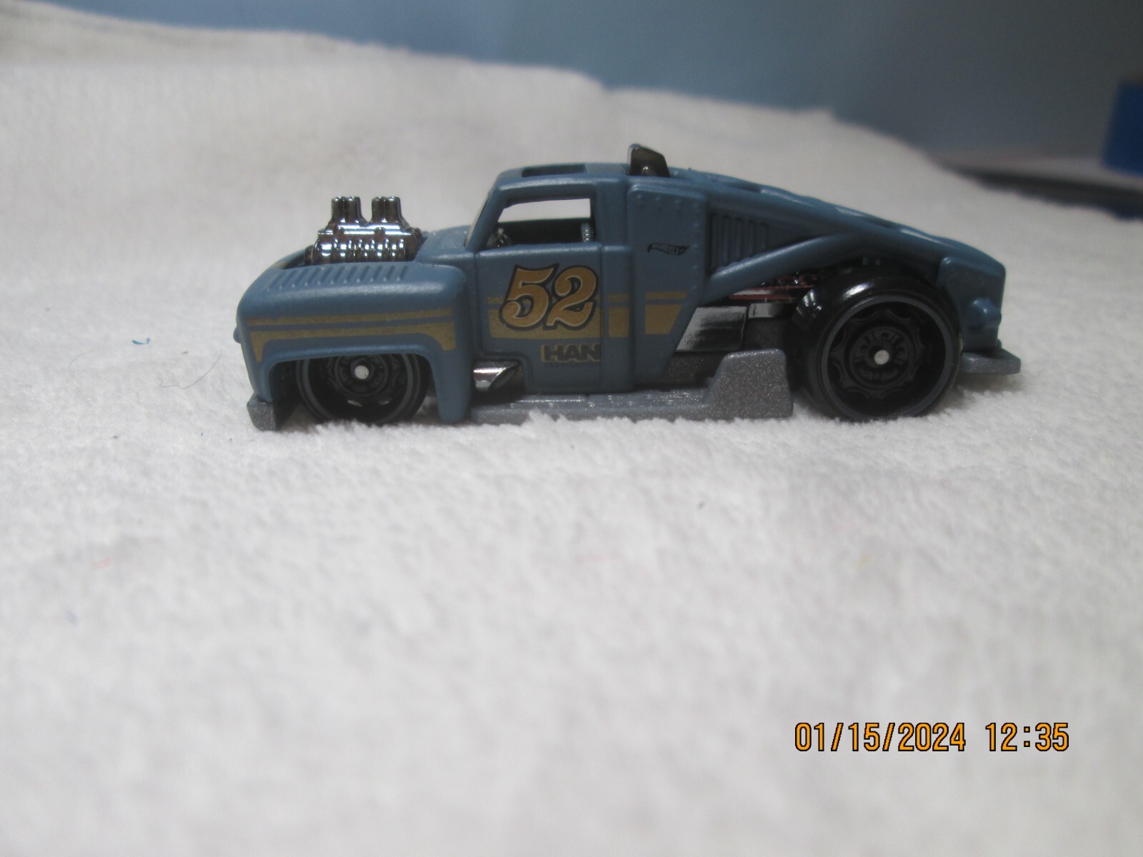 2020 HOT WHEELS HOT TRUCKS ERIKENSTEIN ROD BLUE  165/365  LOOSE   (pc-4)