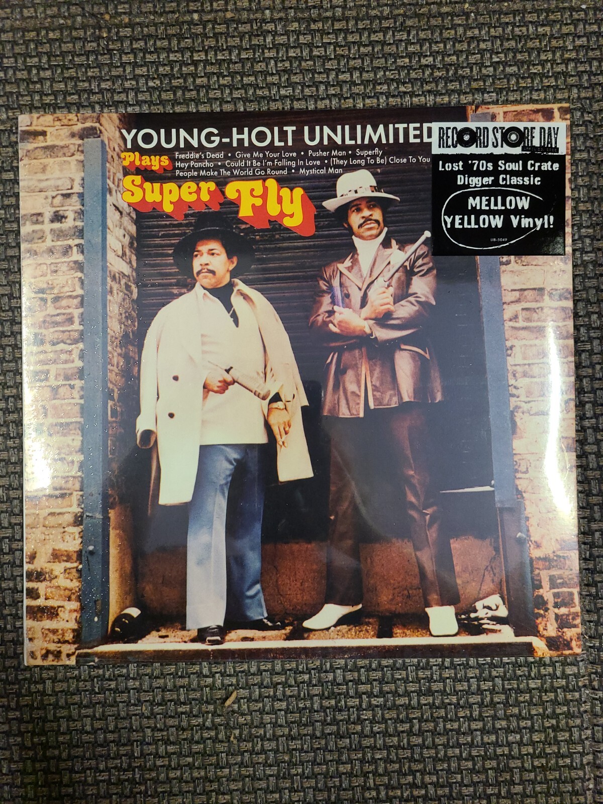 YOUNG-HOLT UNLIMITED Plays Superfly LP RSD Record Store Day YELLOW VINYL  New!