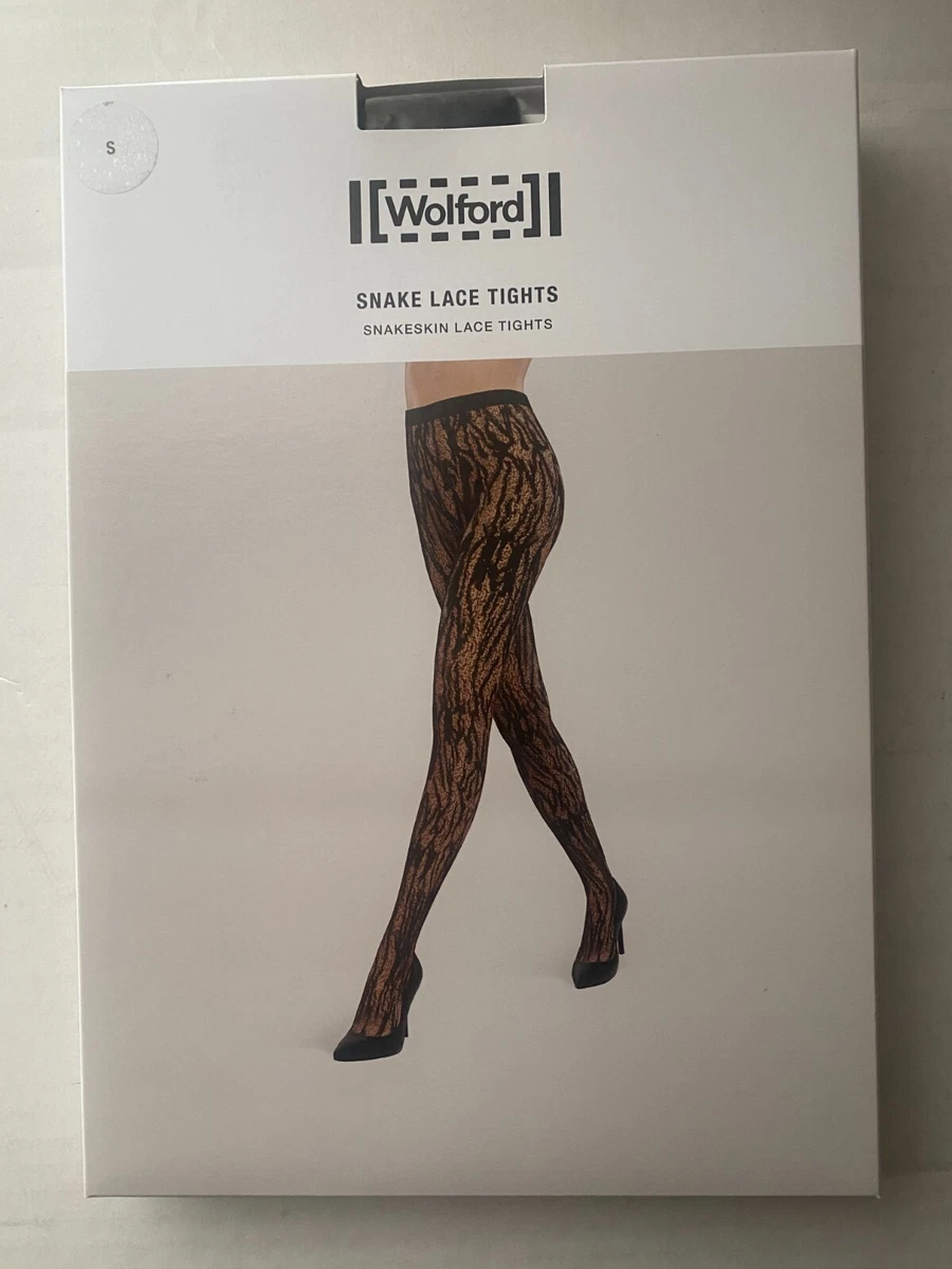 COLLANT WOLFORD BRILLIANT coloris Black/Black. Taille L. Laced up tights. EUR 70,99 - FR