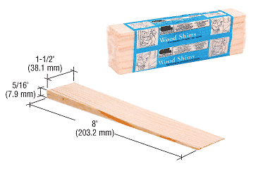 CRL NWS9C Cedar Wood Shims - Case of 432 - Picture 2 of 3