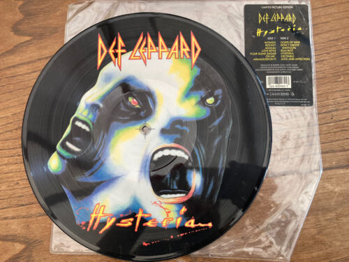 DEF LEPPARD HYSTERIA PICTURE DISC 1987 LP VINYL ALBUM Limited Edition - Picture 1 of 6