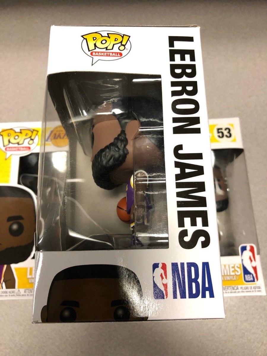 Limited Edition Funko Pop! Sports #53 LEBRON JAMES LAKERS Purple Jersey  IN-HAND