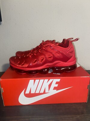 Size 9 - Nike Air VaporMax Plus Triple Red 194274695182| eBay