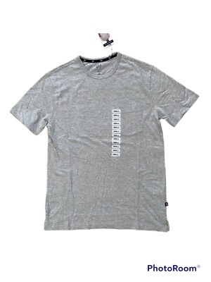 Mens GAP Short Sleeve Slub Pocket Tee Shirt Lt Grey Heather Size Small Cotton