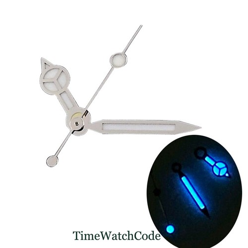 Silver Luminous Watch Hands for NH35 NH36 NH38 ETA2824 PT5000 Miyota8215 DG2813 - Picture 15 of 16