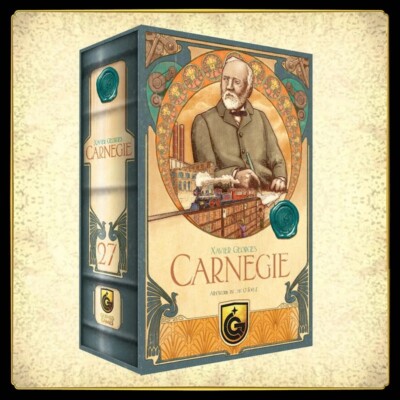 Carnegie Deluxe Kickstarter Board Game / Gamefound Exclusive / New And Sealed