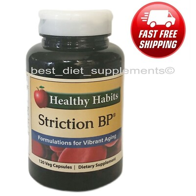 #ad Striction BP 120 Supplement Natural Way to Support Healthy Blood Pressure $24.99