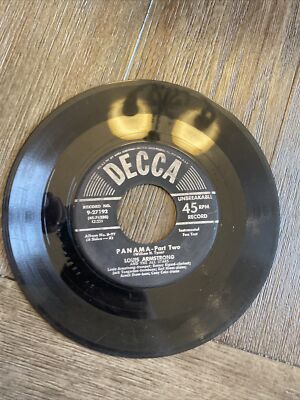 50'S & 60'S 45 Louis Armstrong - Bugle Call Rag-Part Two / Panama-Part Two