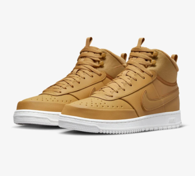 Nike Court Vision Mid Winter Boots DR7882-700 in Men’s 7 / Women’s 8.5 Nike Court Vision Mid Winter Boots Shoes Elemental Gold Tan  main image 4