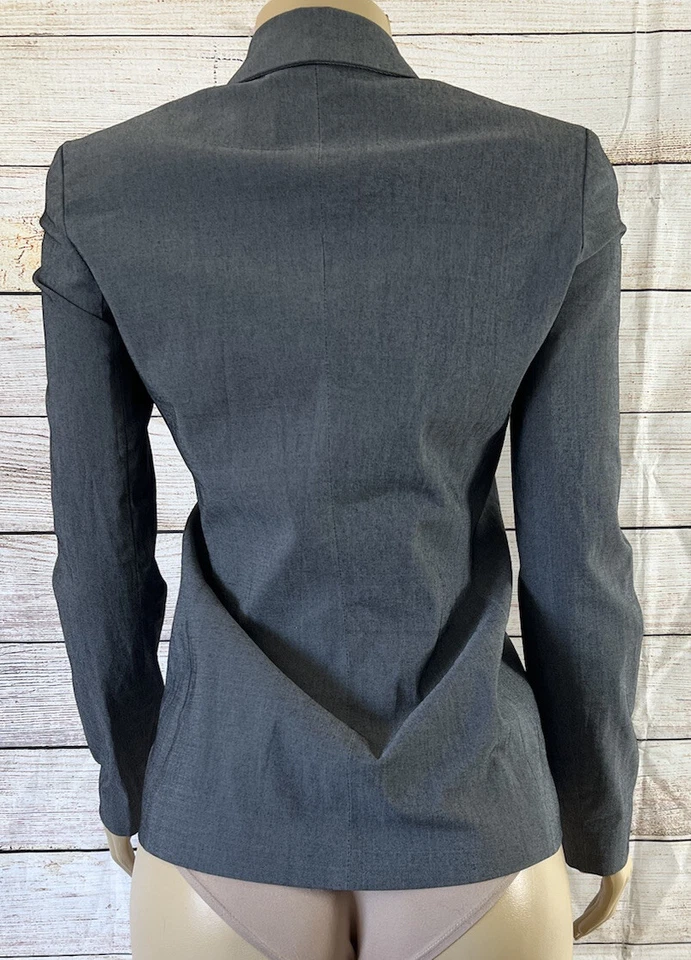 Arden B женщин 5 кнопка длинным рукавом серый блейзер с подкладкой размер 0 - Изображение 3 из 4