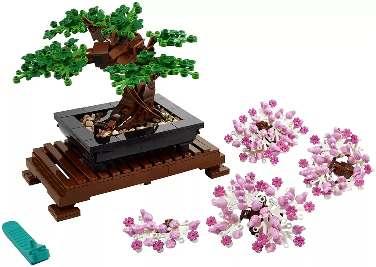 Lego Bonsai Tree Building Kit 10281 Botanical Collection 878 Pieces In Hand  673419340533