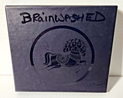 George Harrison BRAINWASHED 2 disc Ltd Ed cd dvd box 2002 Poster Sticker No Pick