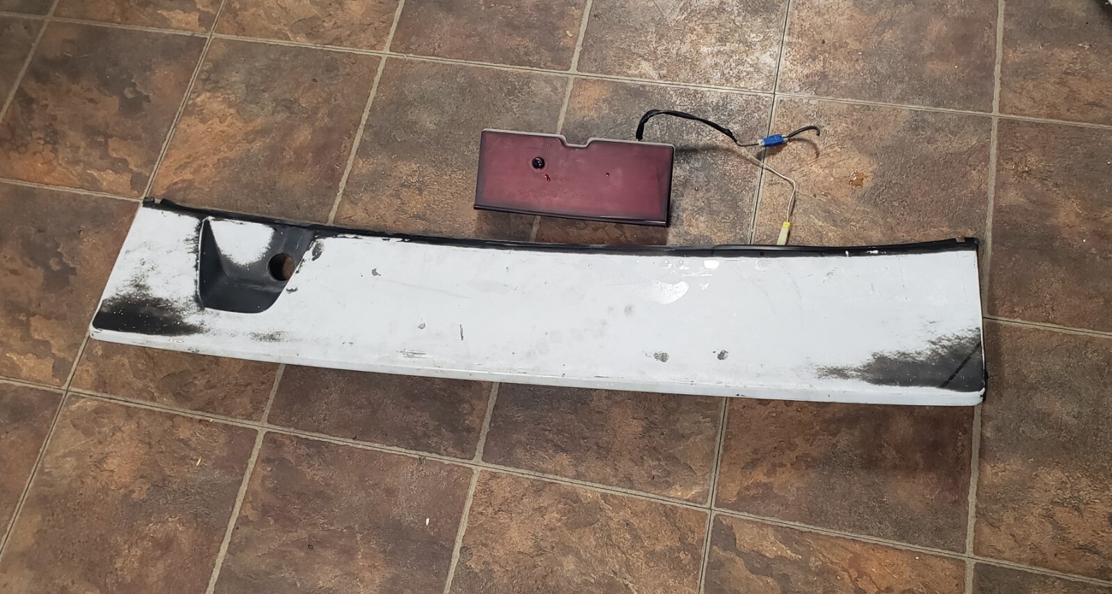 8489 nissan z31 300zx Rear Spoiler Wing OEM With Third Brake Stop