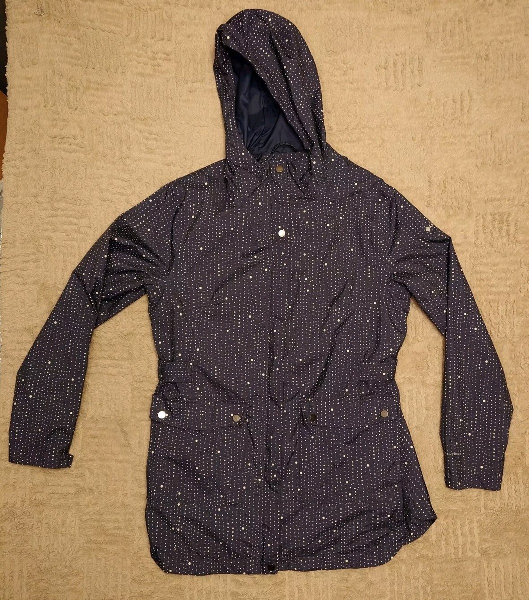 columbia polka dot rain jacket