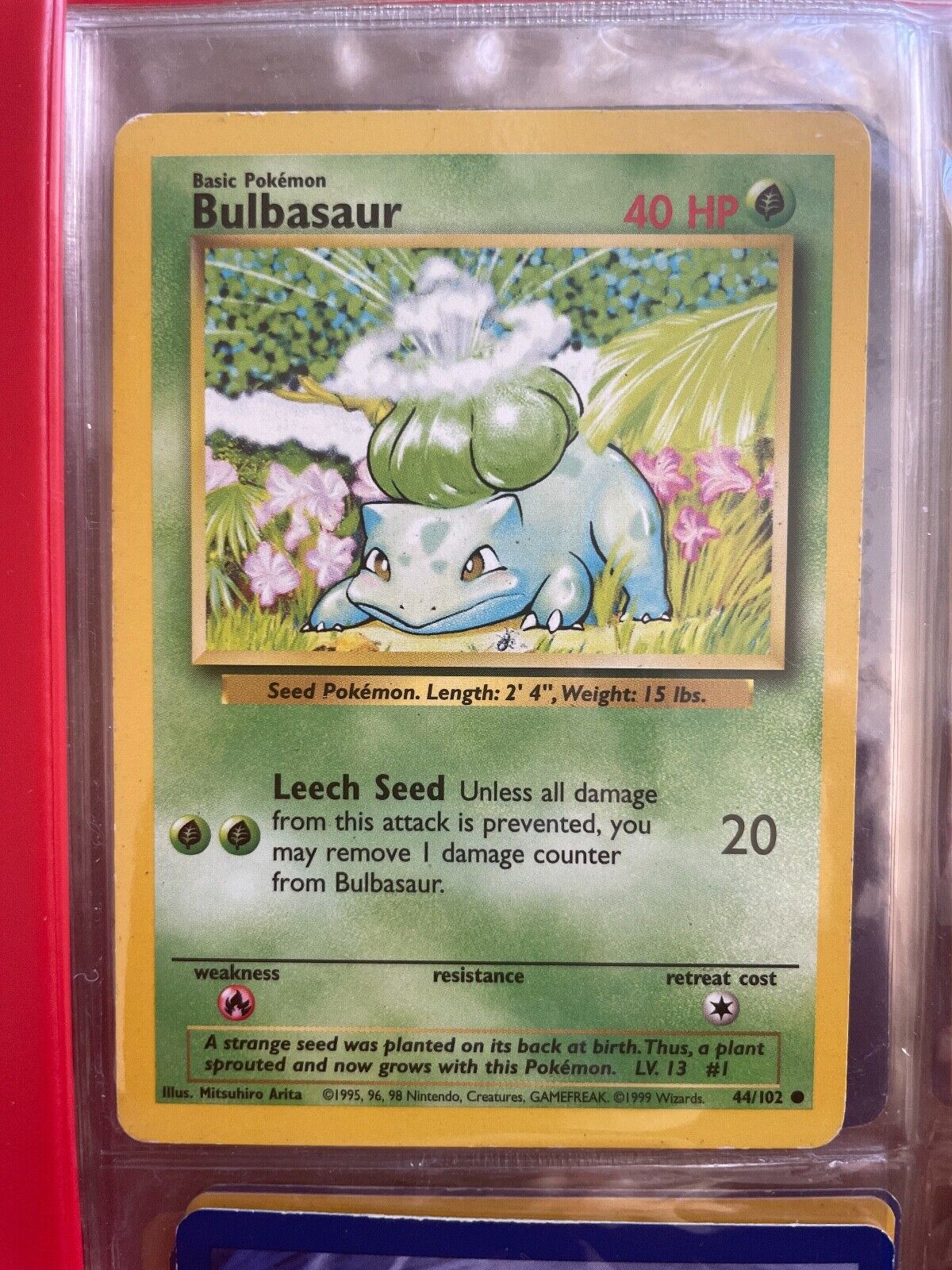 Bulbasaur 44/102 Pokemon 40 Ps, Antiguidades e Colecções, à venda, Lisboa