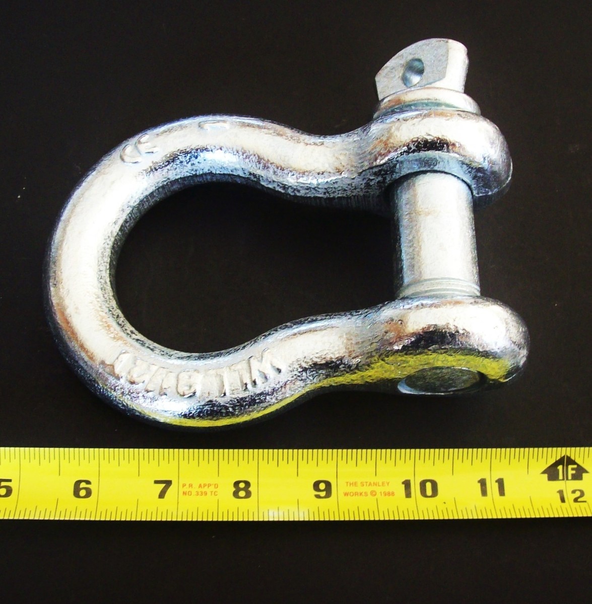 Pin De Cabeza Cuadrada De Gran Tamaño Con Grillete De Arco De Arrastre Con Pintado De Azul Grillete De Ancla De Pesca Pd556952968