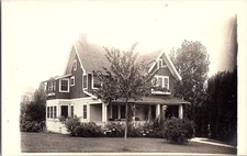 RPPC PostcardClassic American Craftsman Home c1942