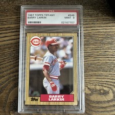1987 Topps - Barry Larkin #648 Tiffany (RC) Reds