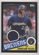 2020 Topps 1985 Baseball Relics Series 2 Black 135/199 Christian Yelich uk2