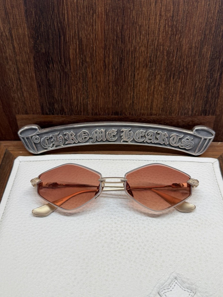 クロムハーツ メガネ BIO Chrome Hearts Bio Sunglasses Gold | eBay