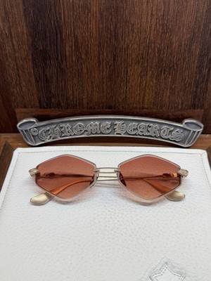 クロムハーツ メガネ BIO Chrome Hearts Bio Sunglasses Gold | eBay