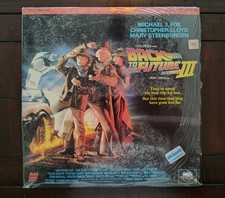 "Back To The Future Part III" 3 Laser Disc LD Michael J Fox, Christopher Lloyd