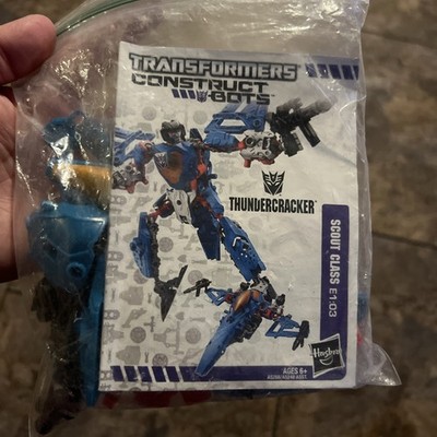 Transformers Construct Bots Thundercracker w/Instructions Scout Class /Complete