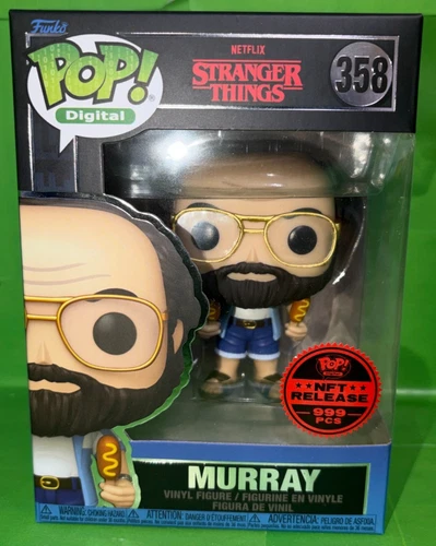 ⭐️Funko Pop! 358 Murray, Stranger Things - Digital LE 488PCS Grail Pop