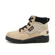 Fila Damen Grunge II BL mid wmn Boots Beige Leder/Textil Mittel Stiefel EU 39