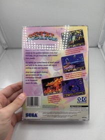 Astal (Sega Saturn) With Foam - W/ Reg Card - Tested - Complete & Manual