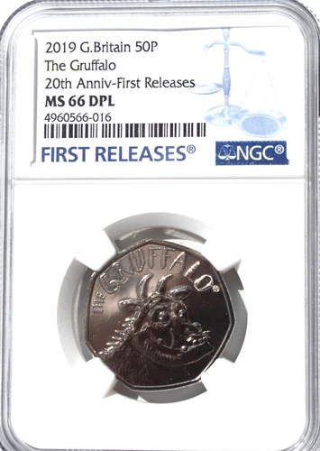 2019 Gruffalo 50p NGC MS66 DPL Fifty Pence Coin Britain Royal Mint Uncirculated