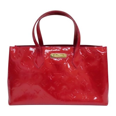 LOUIS VUITTON Wilshire PM Monogram Vernis Red Handbag M93642
