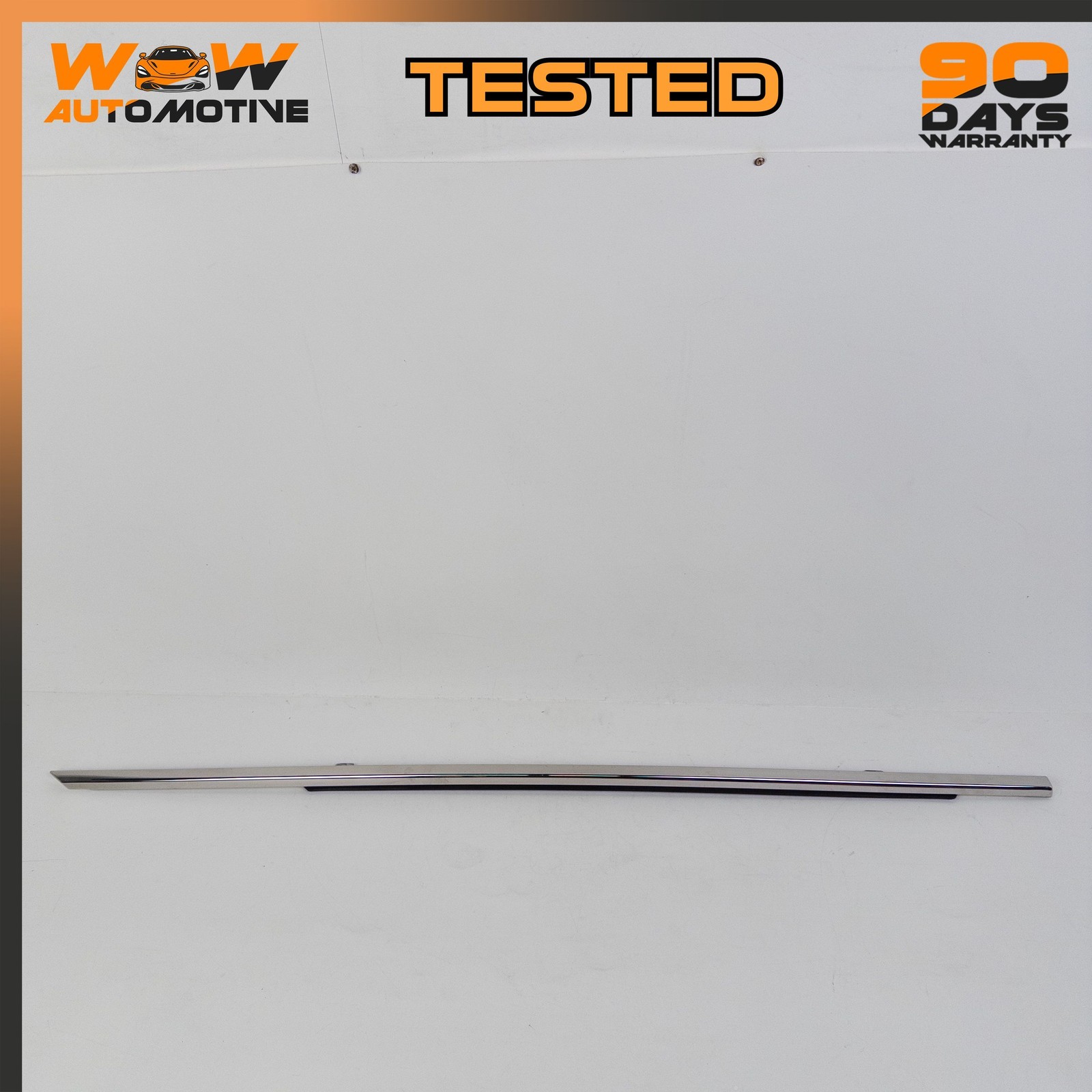 06-13 BENTLEY CONTINENTAL FLYING SPUR SEDAN FRONT RIGHT WINDOW MOLDING TRIM OEM