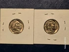 Two BU 1938D Buffalo Nickels