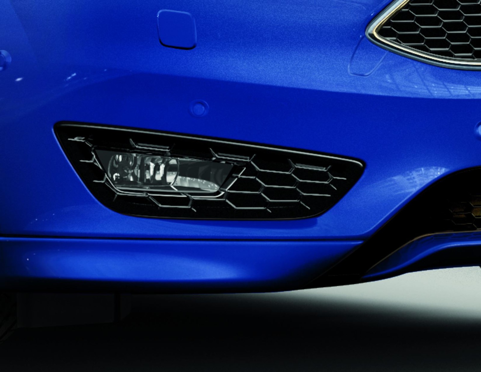 Cadre de phare antibrouillard droit stylisé en ABS pour Ford Focus
