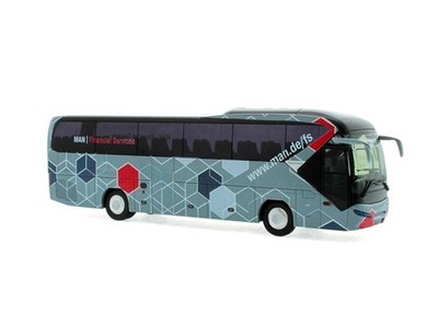 Rietze 73812 - 1/87 Neoplan Tourliner 16 MAN Financial Services - Neu