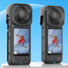 Portable Soft Silicone Lens Cap for Insta360 X4 X5 Camera Lens Protection