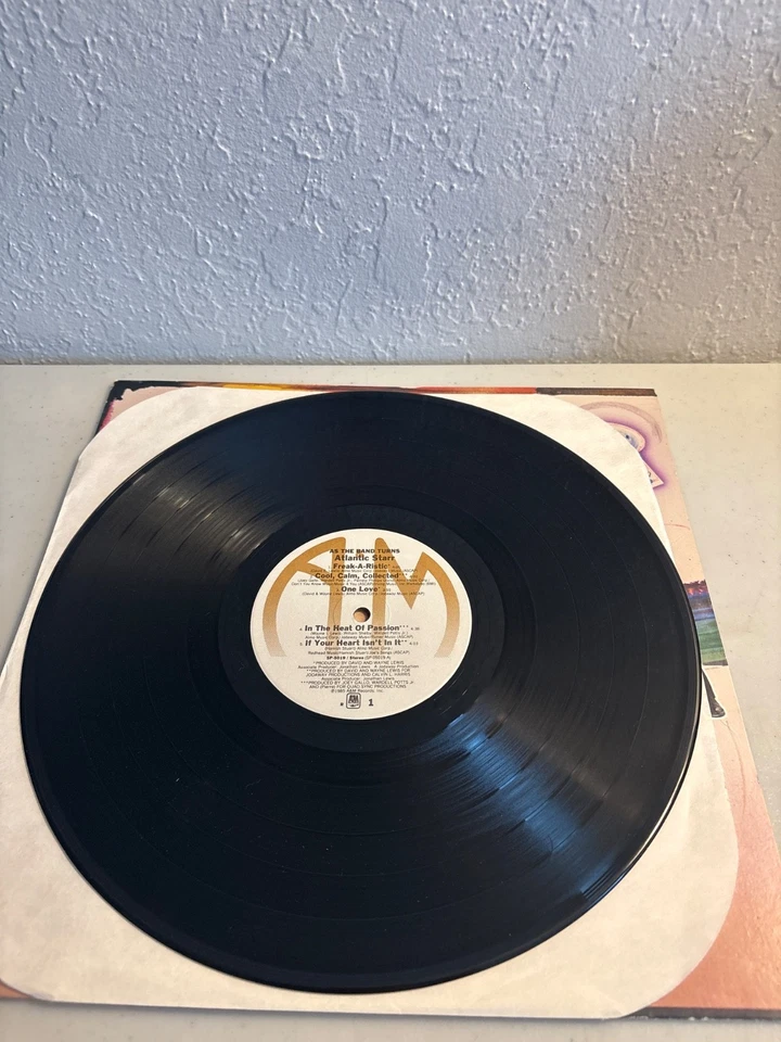 ATLANTIC STARR AS THE BAND TURNS VINYL REORD LP 1985 A&M RECORDS SP 5019 VG/VG+ Foto 3 de 4