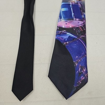 Ralph Marlin Krawatte  Drums    Musik Motiv   100% Polyester   USA