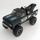 VTG 1970s Tonka Towing Wrecker Metallic Gray Tow Truck Metal Made in USA 11062