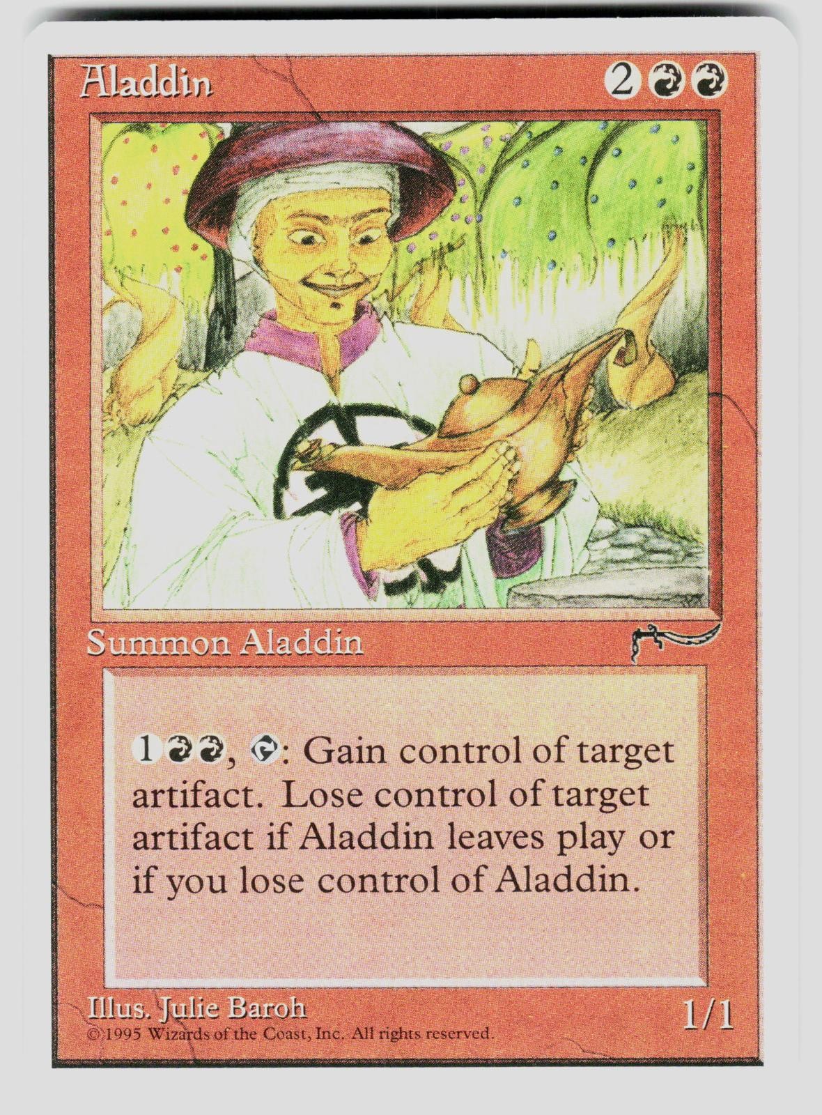 Aladdin Uncommon Chronicles Magic: The Gathering Near Mint