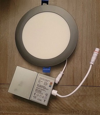 NEW Zouzai 24 Pack 6  Slim Panel Recessed LED Light 12W 1080LM