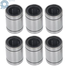 Precision LM25UU Linear Bearings 6pcs - 25x40x59mm for CNC Machines
